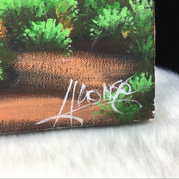 Tropical Sunset Palm Tree Folk Art Painting - Picture 2 of 8